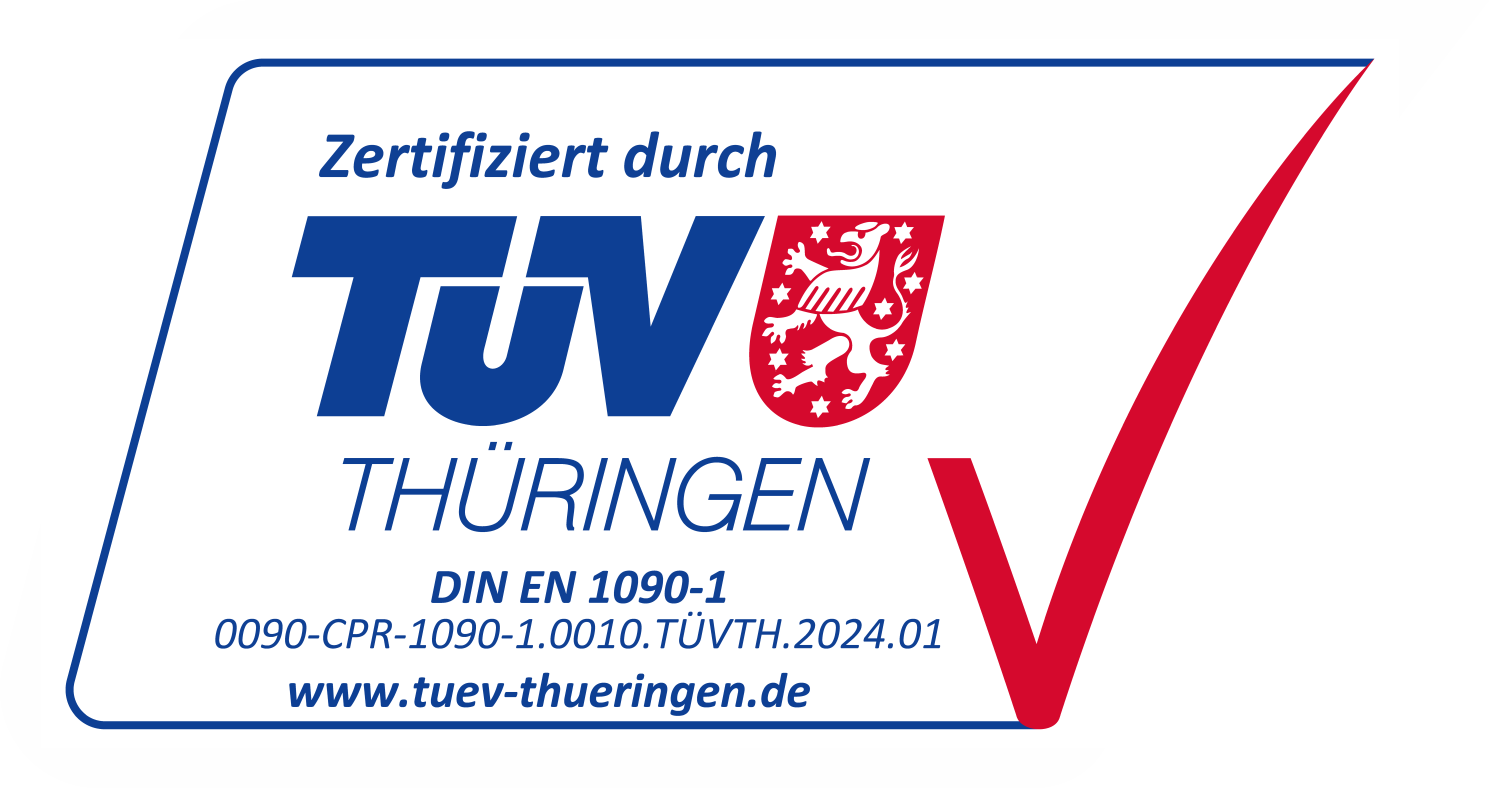 Zertifiziert durch TÜV Thüringen